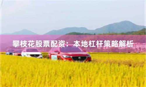 攀枝花股票配资：本地杠杆策略解析